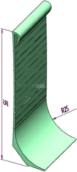 Плинтус Плинтус TKM 25  для завода на стену RAL 7046 фото 1 | FLOORDEALER